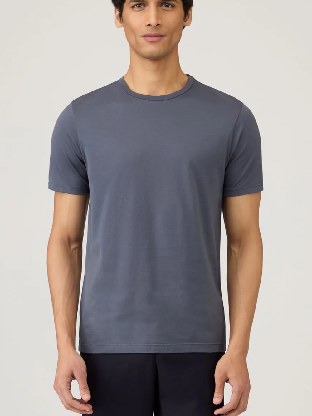 Sunspel Classic T‑shirt in Slate Blue